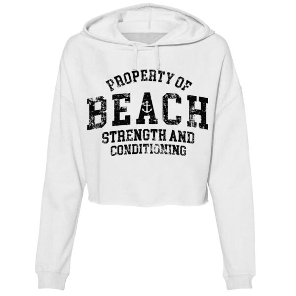 PROPERTY OF - WOMEN'S CROP HOODIE - $XEYN68$ Thumbnail