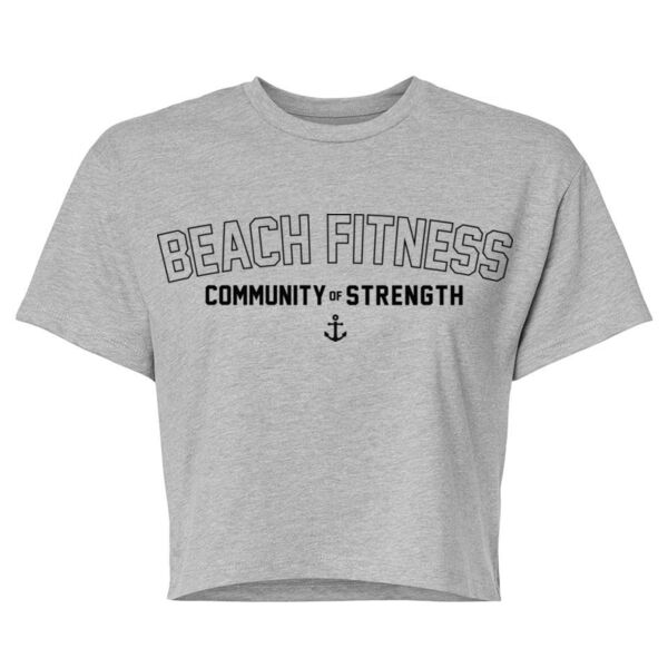 COMMUNITY OF STRENGTH - WOMEN'S CROP T-SHIRT - $6GEB3T$ Thumbnail