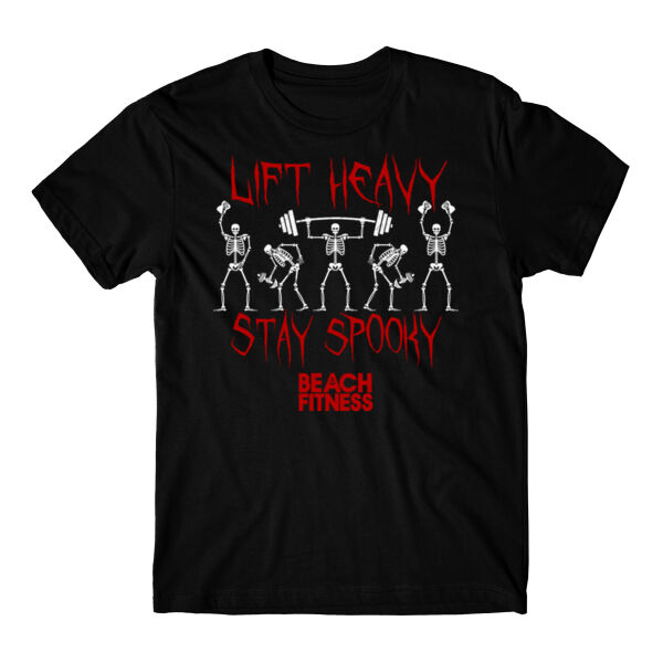 LIFT HEAVY STAY SPOOKY - T-SHIRT Thumbnail